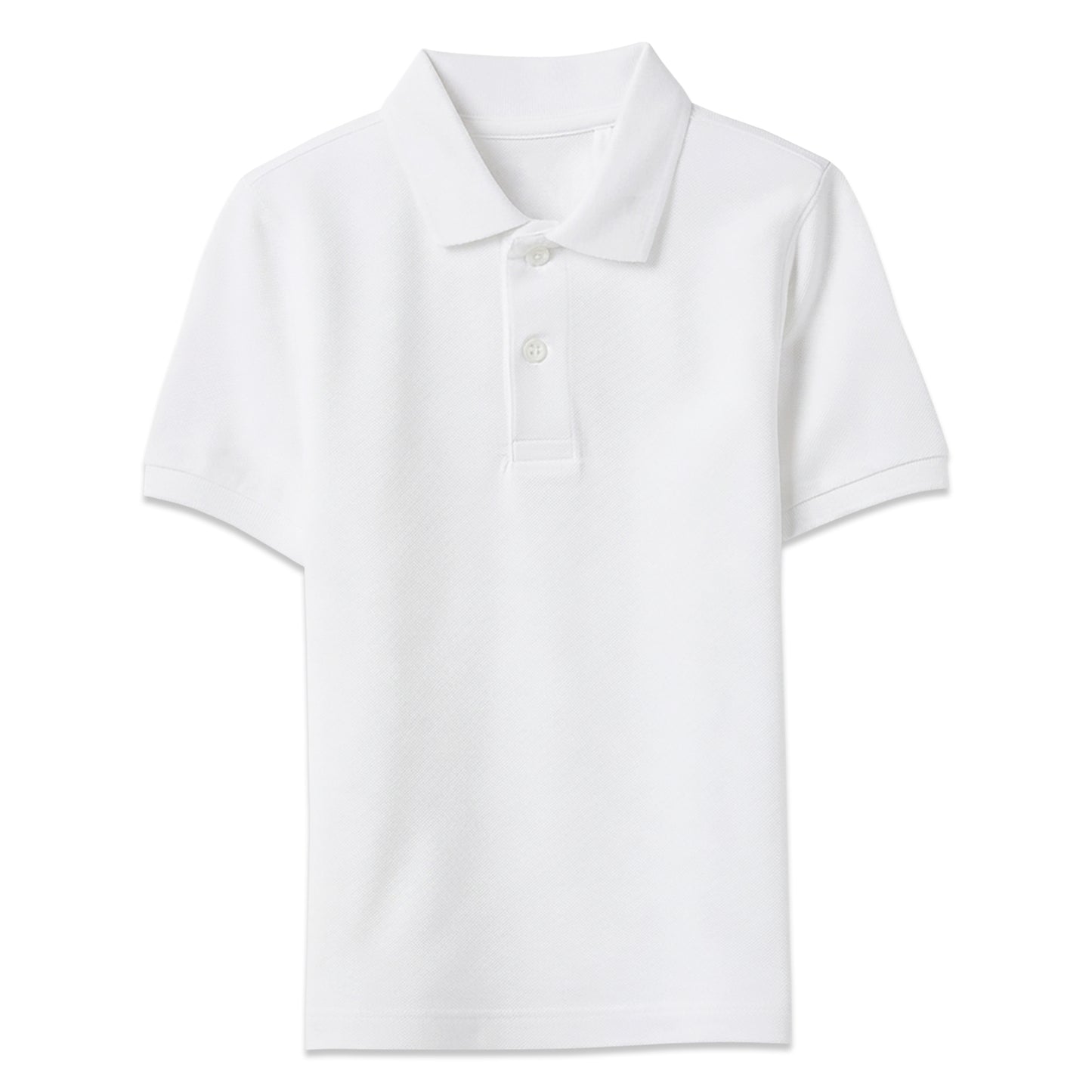 School White Polo T-Shirt