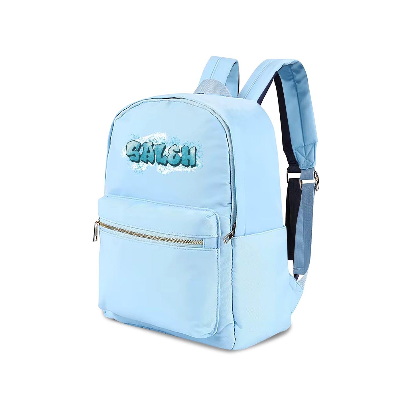 Blue School Backpack 2025 - Graffiti