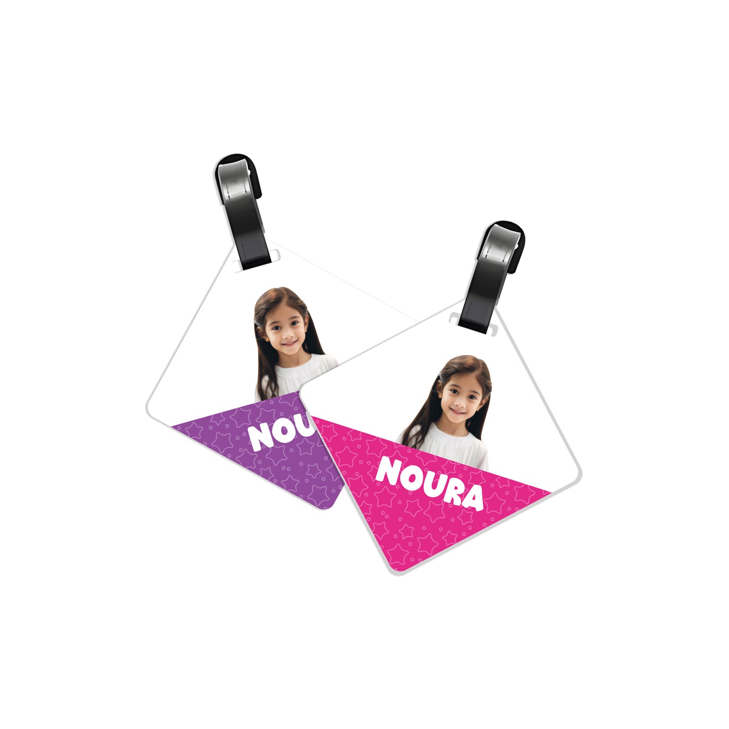 School Tags D133 - Girl Photo Theme