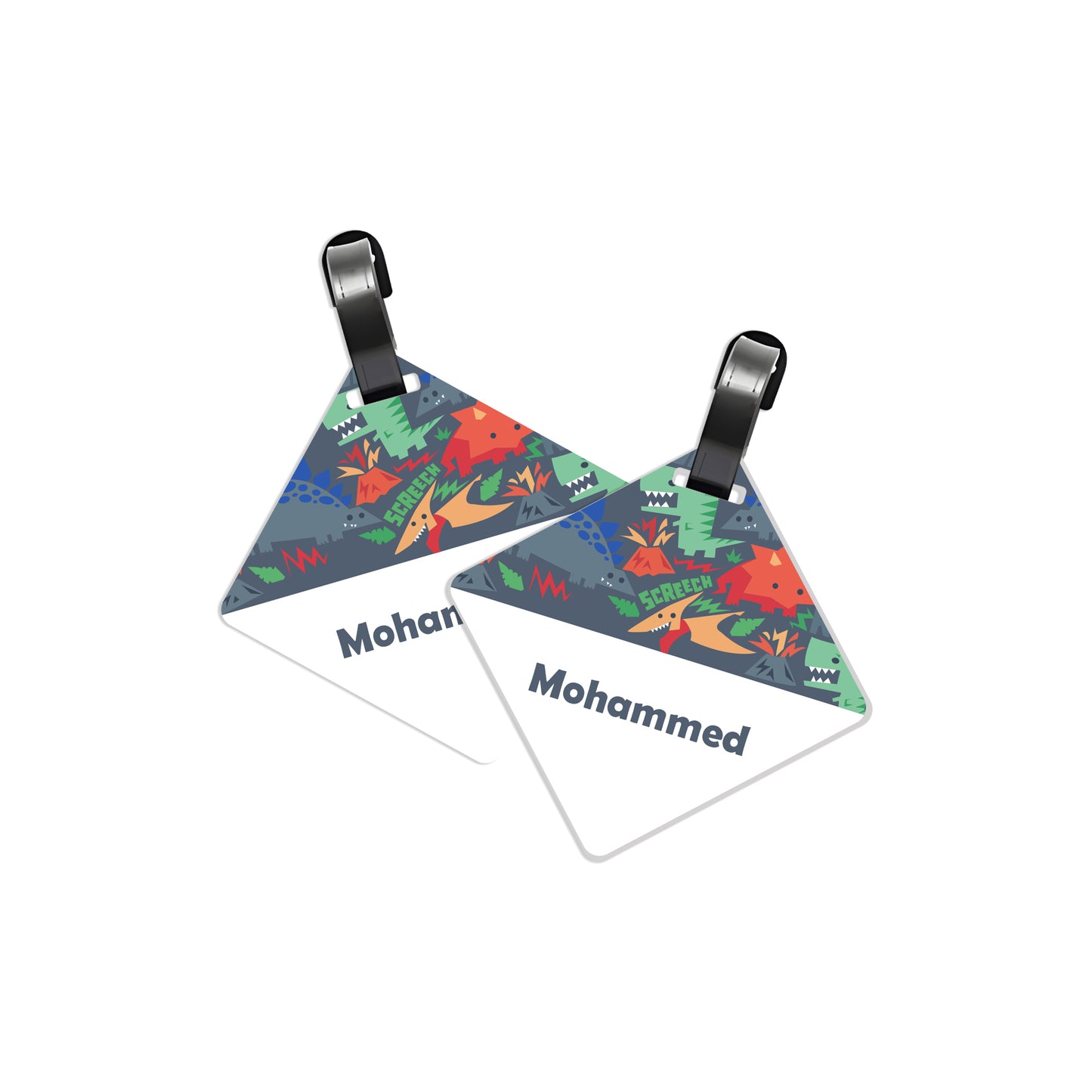 School Tags D121 - Dinosaur