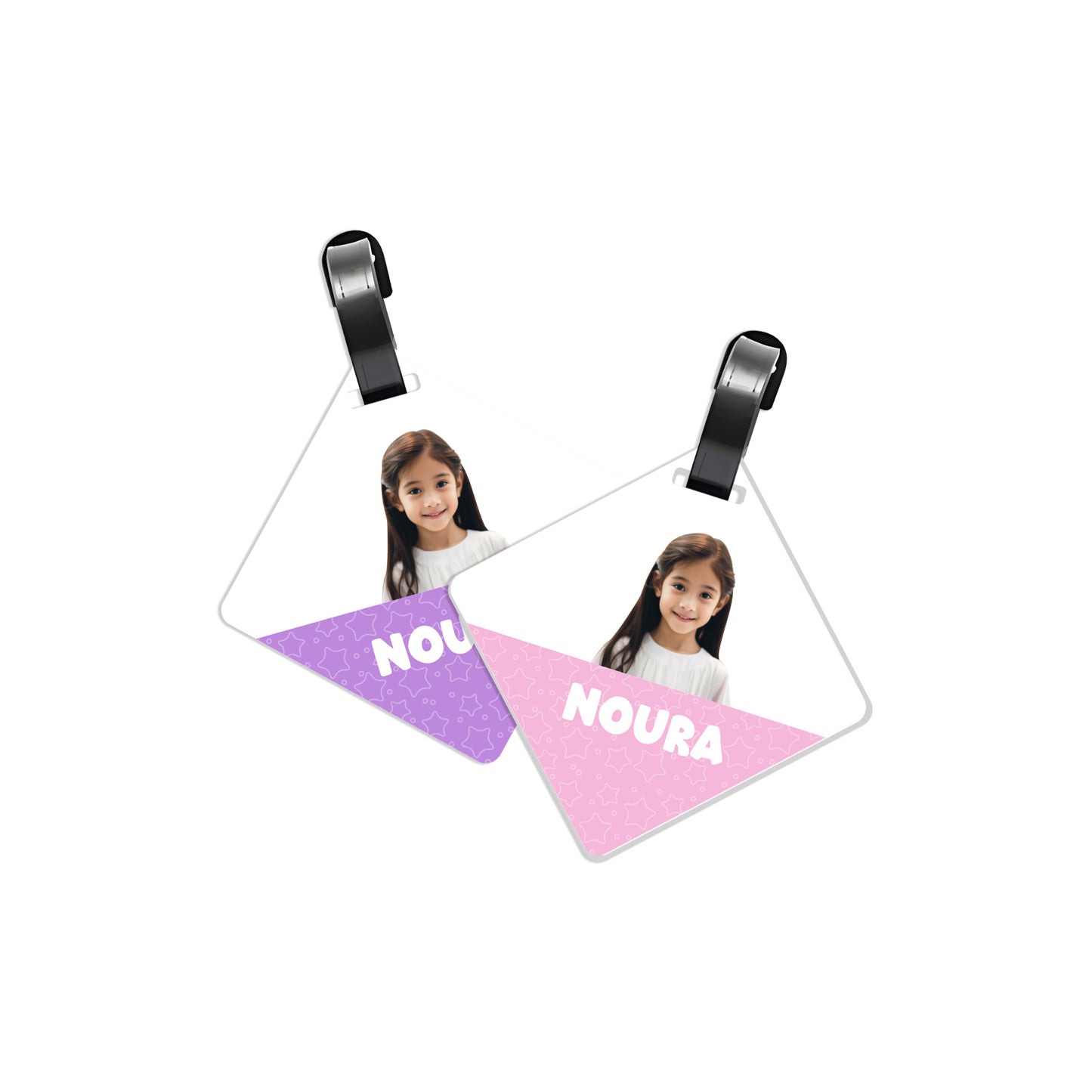 School Tags D134 - Girl Photo Theme