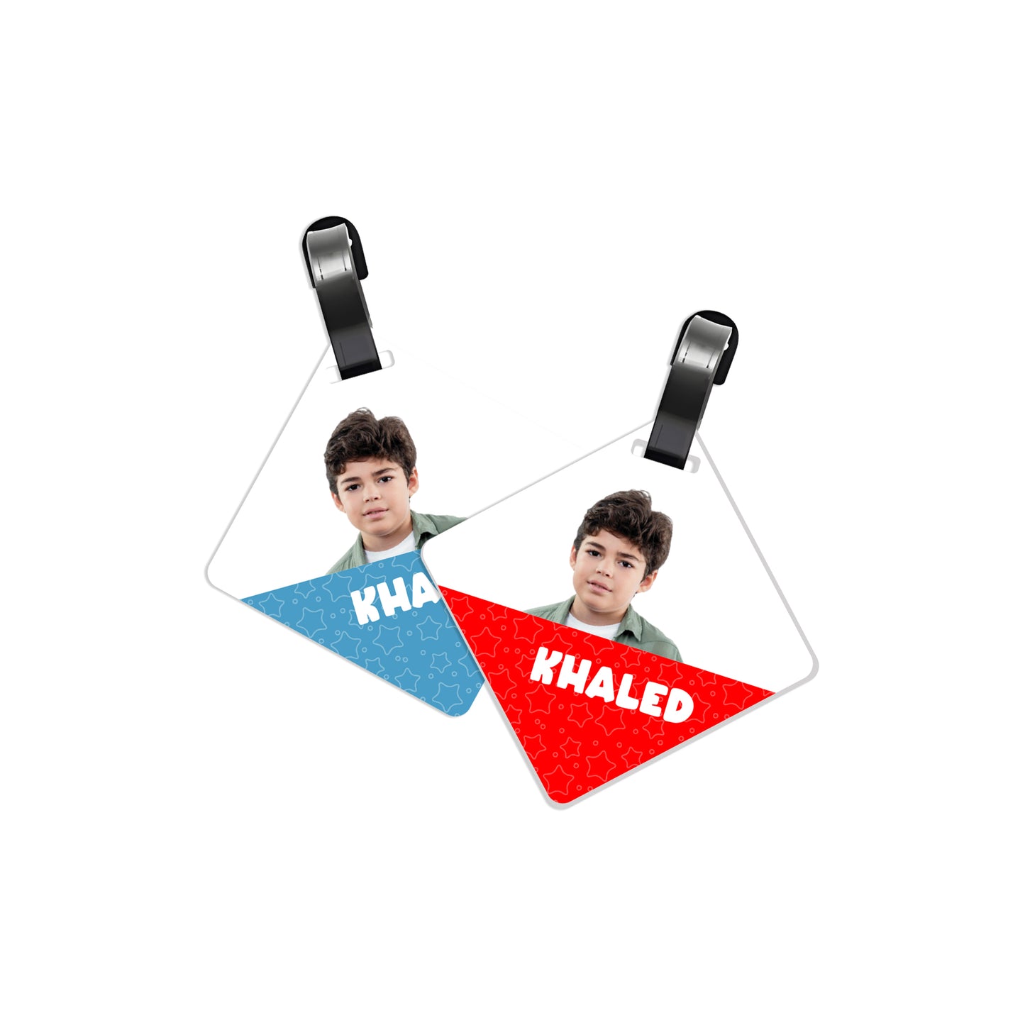 School Tags D133 - Boy Photo Theme
