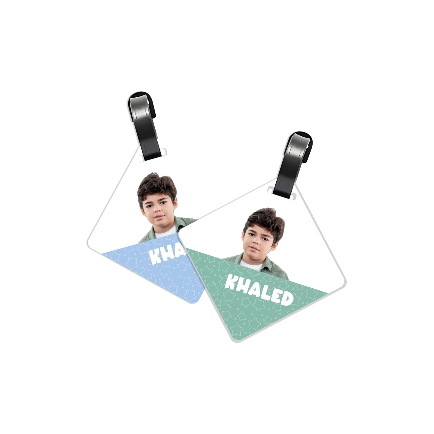 School Tags D134 - Boy Photo Theme