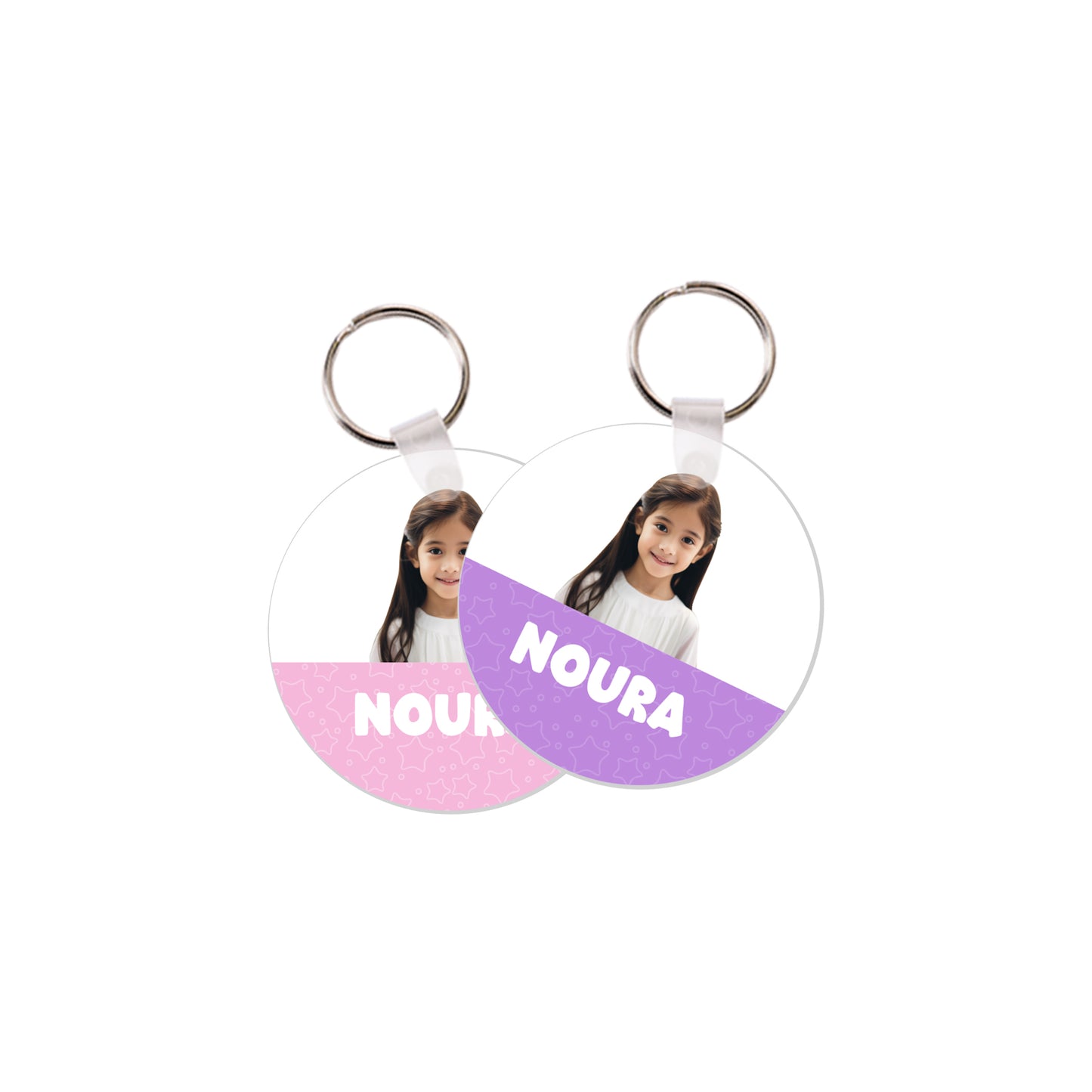 School Tags D134 - Girl Photo Theme