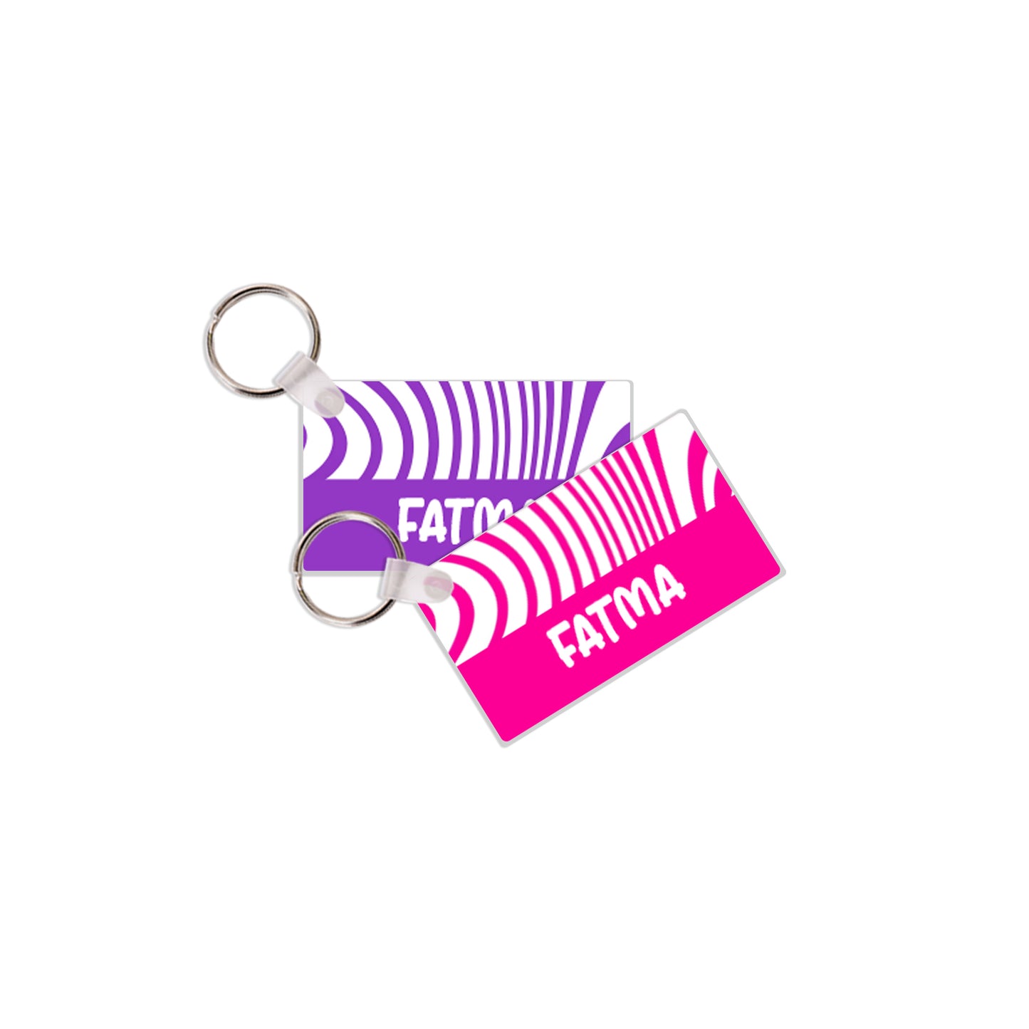 School Tags D145 - Bright Wave Pattern