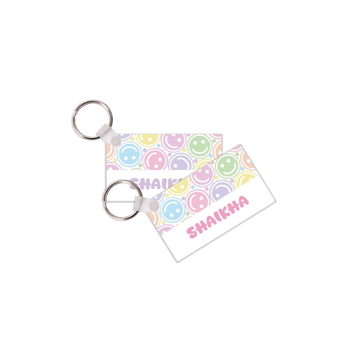 School Tags D153 - Smiley Face