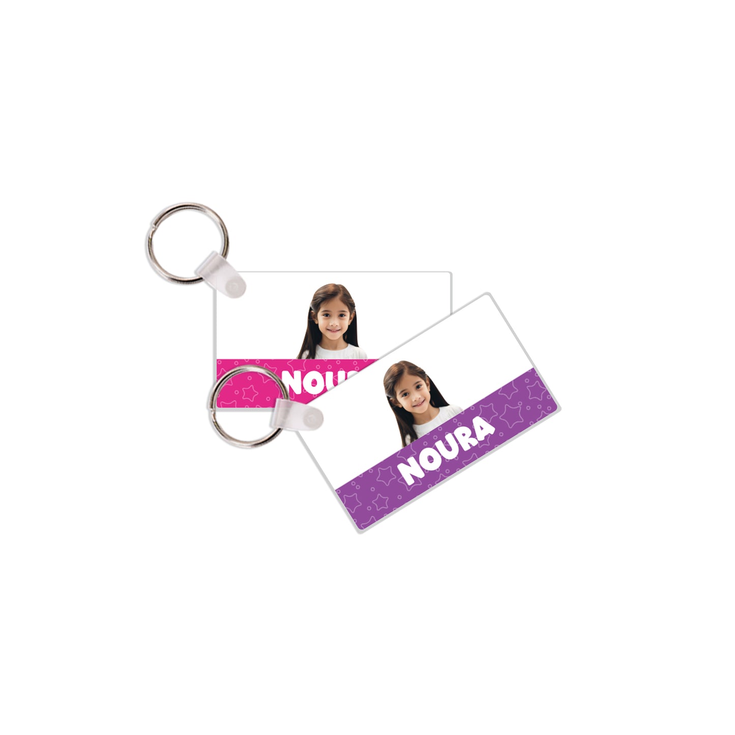 School Tags D133 - Girl Photo Theme