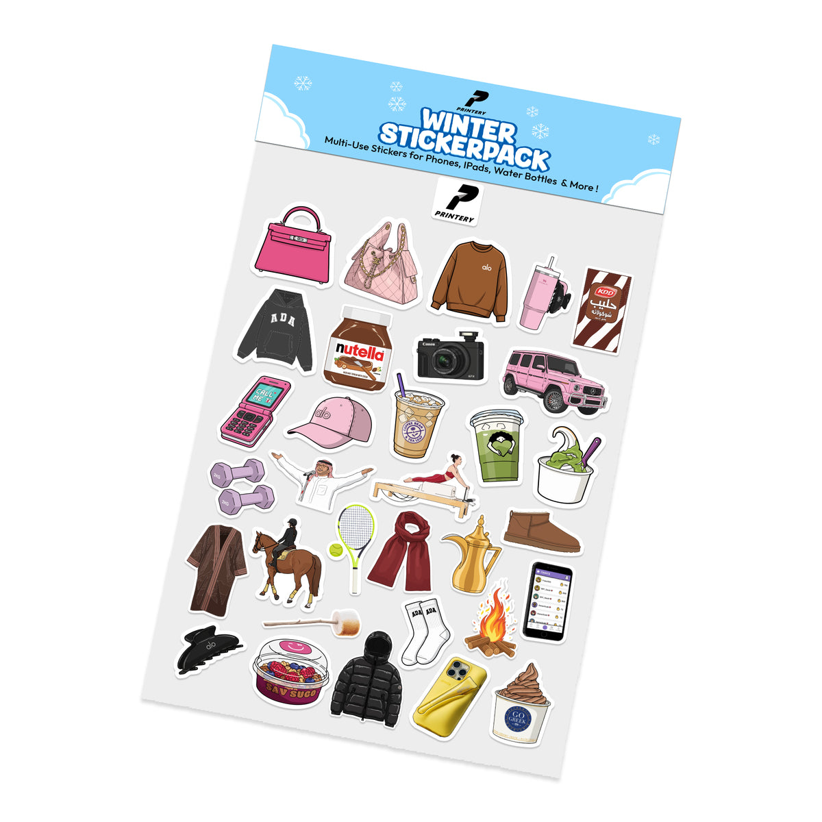 Winter Multi Use Sticker Pack