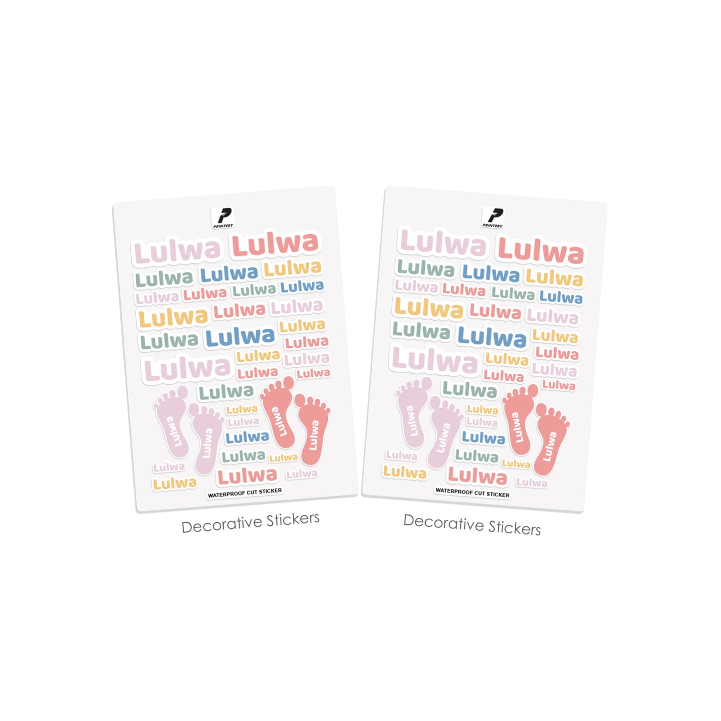 School Label Stickers Pack D010 - Basic Theme