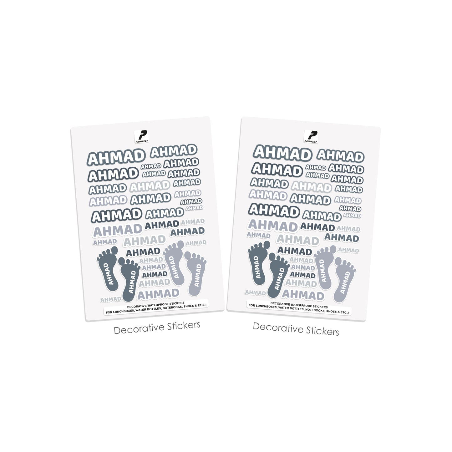 School Label Stickers Pack D013 - Basic Theme