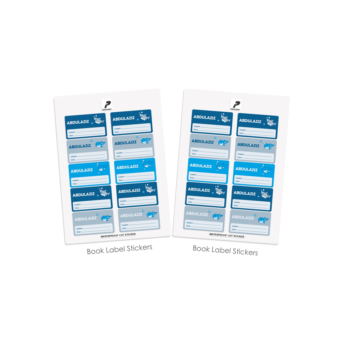School Label Stickers Pack D026