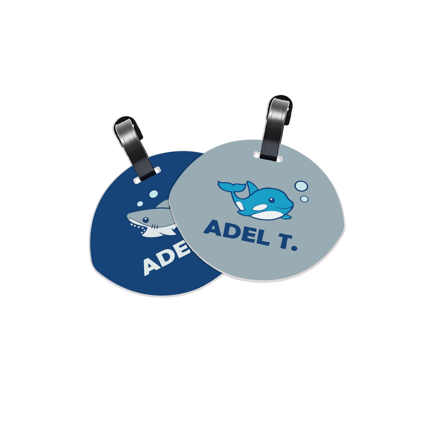School Tags D026 - Shark