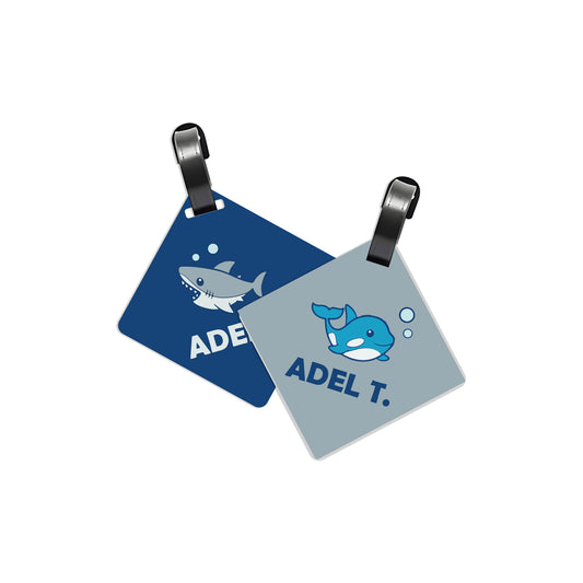School Tags D026 - Shark