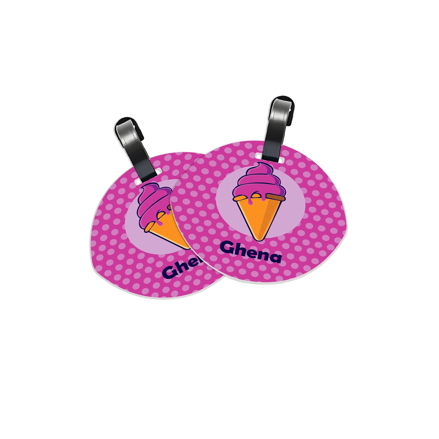 School Tags D027 - Ice Cream