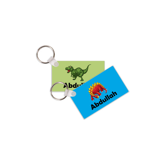 School Tags D031 - Dinosaur
