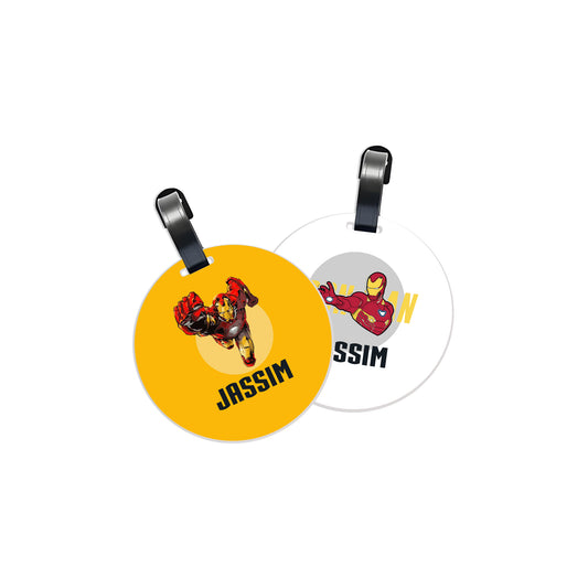 School Tags D032 - Iron Man
