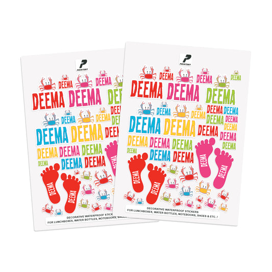 Summer Camp Decorative Labels 03