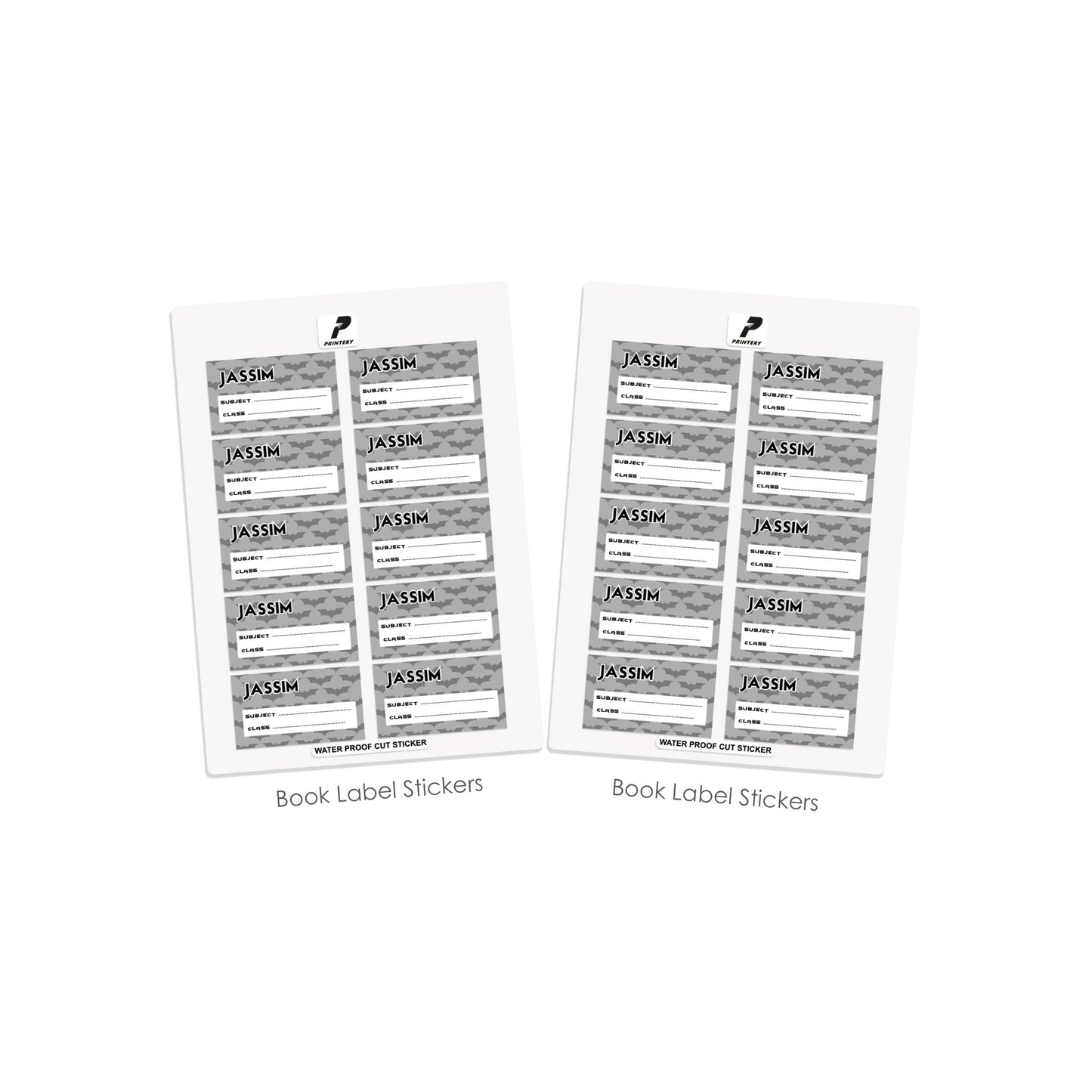School Label Stickers Pack D041 - Batman