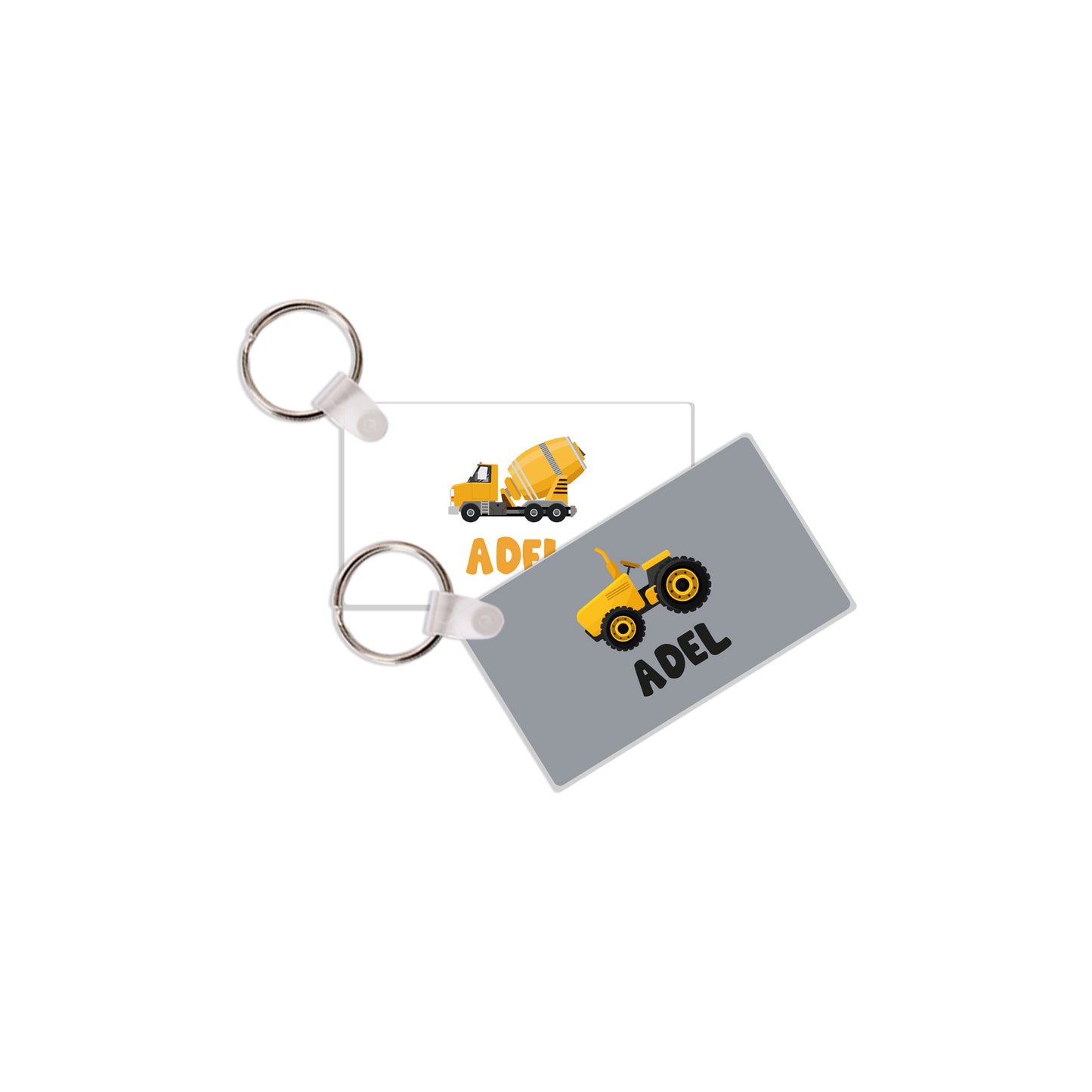 School Tags D042 - Truck