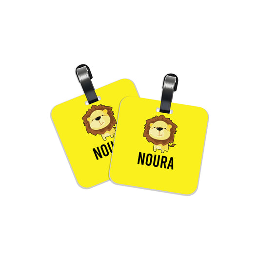 School Tags D052 - Lion