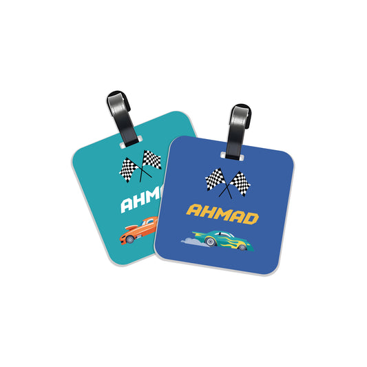 School Tags D055 - Cars