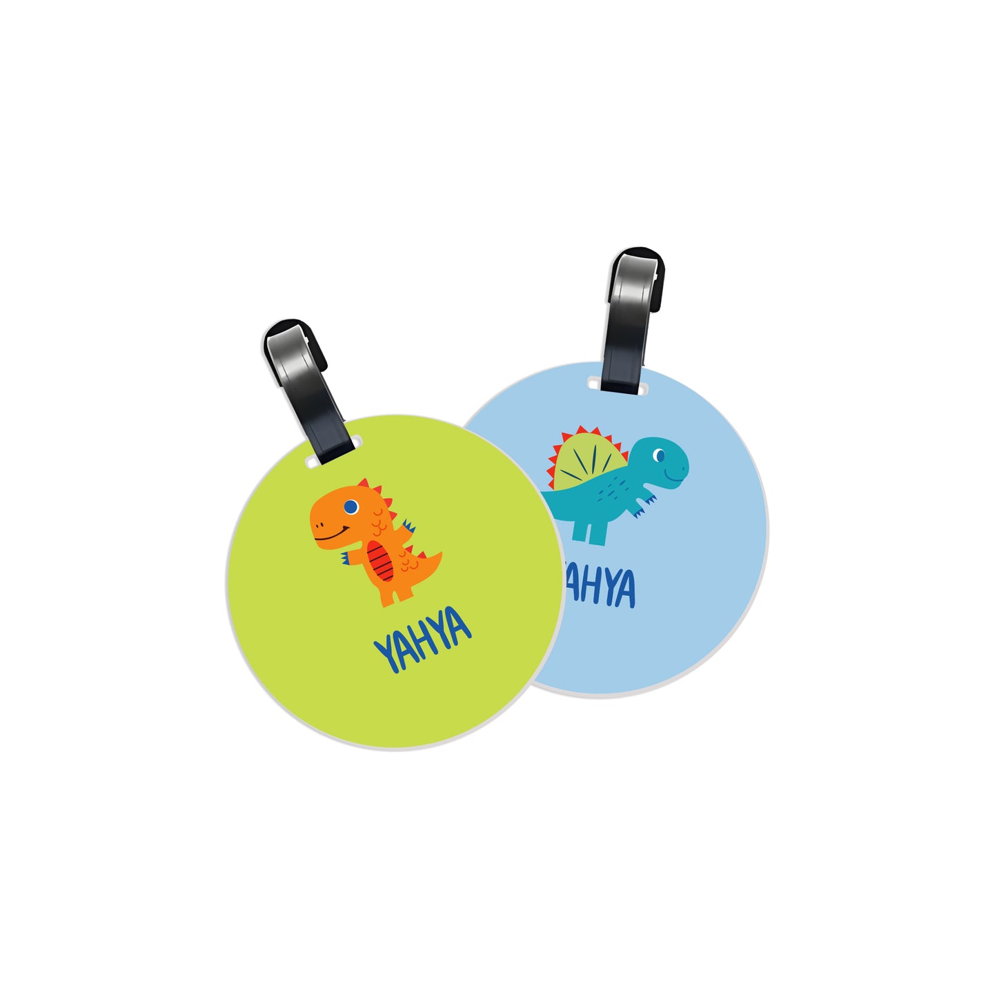 School Tags D070 - Dinosaur