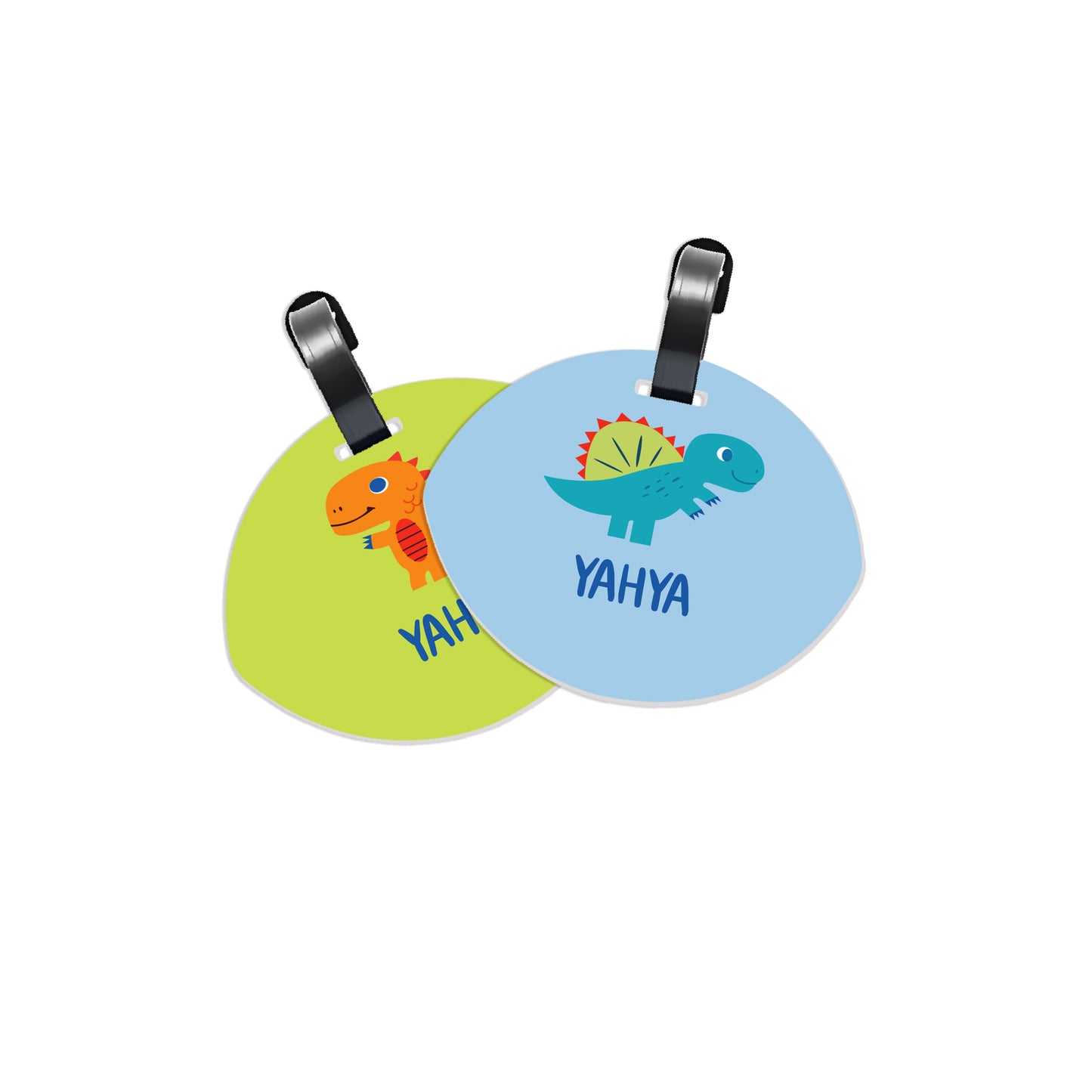 School Tags D070 - Dinosaur