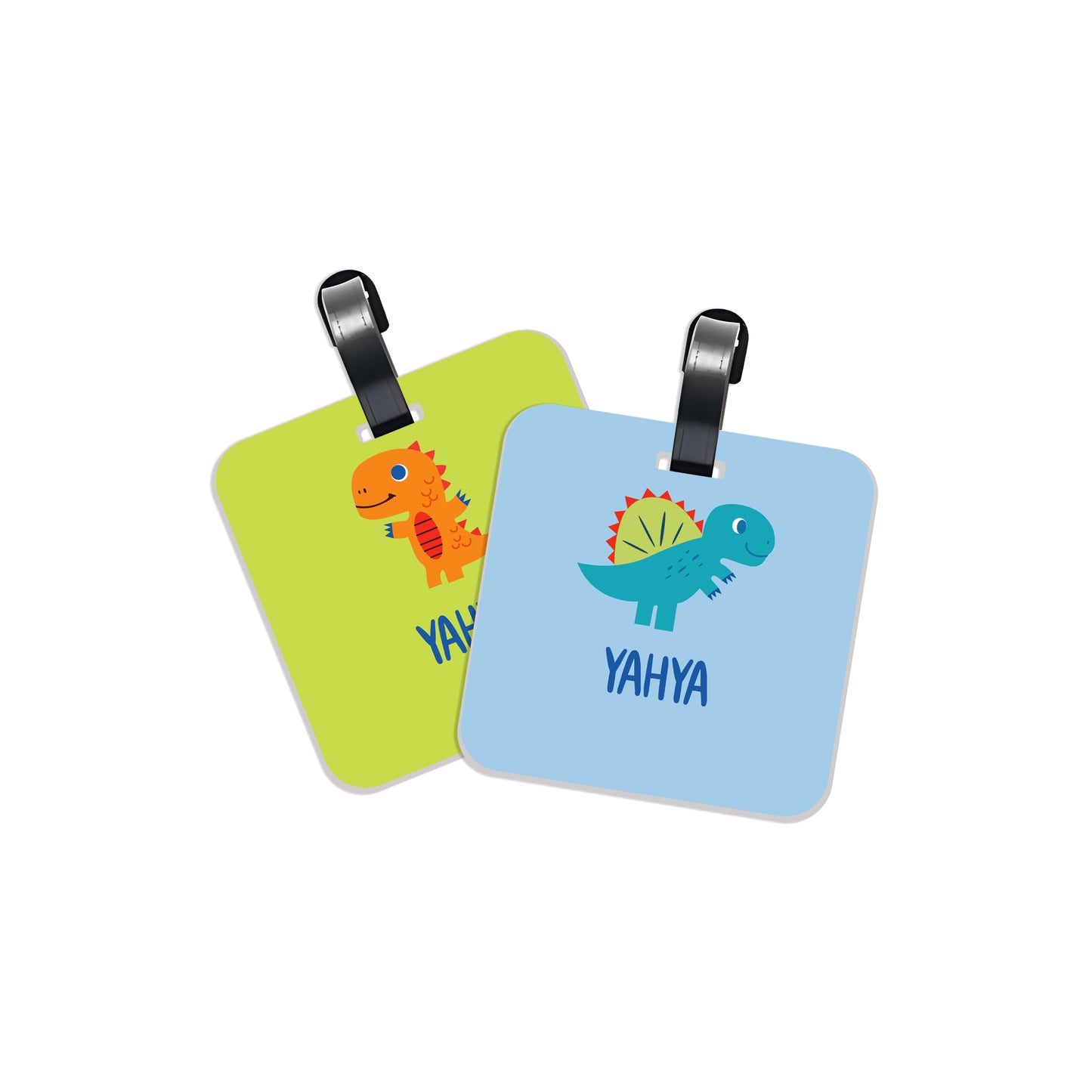 School Tags D070 - Dinosaur