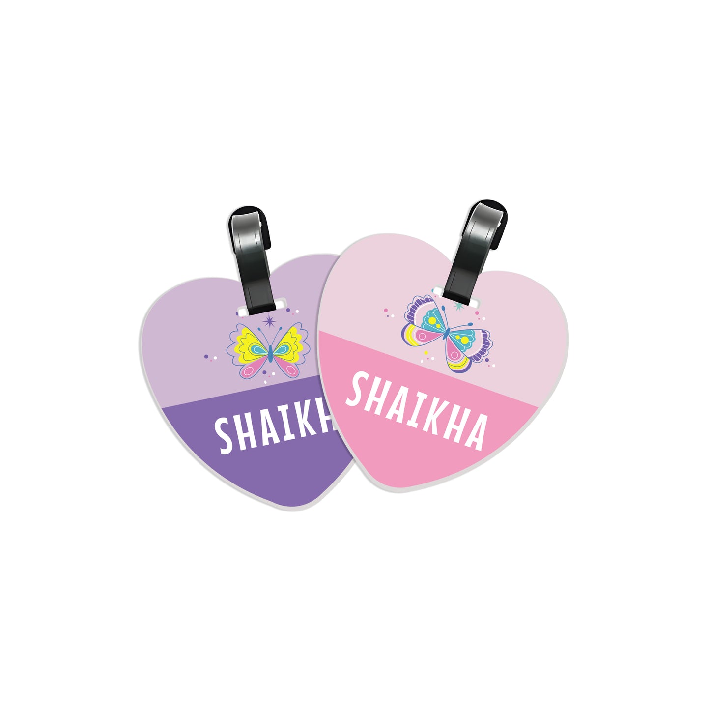 School Tags D071 - Butterfly