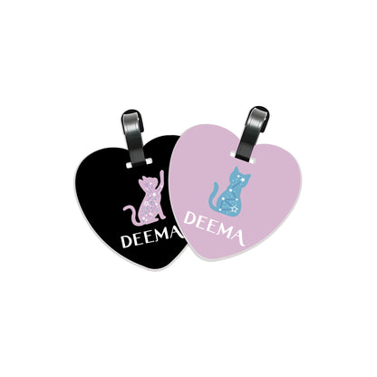 School Tags D072 - Cat