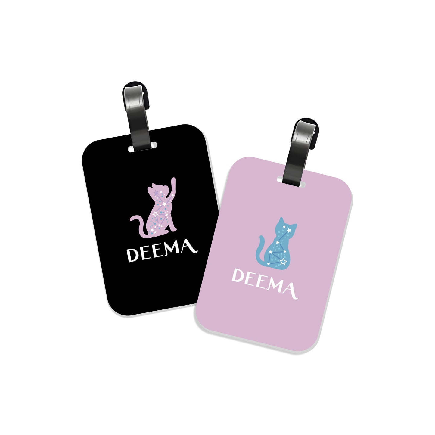 School Tags D072 - Cat