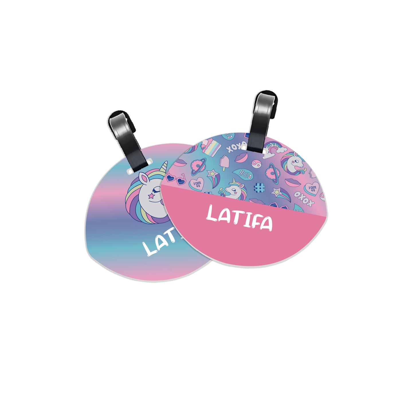 School Tags D077 - Unicorn