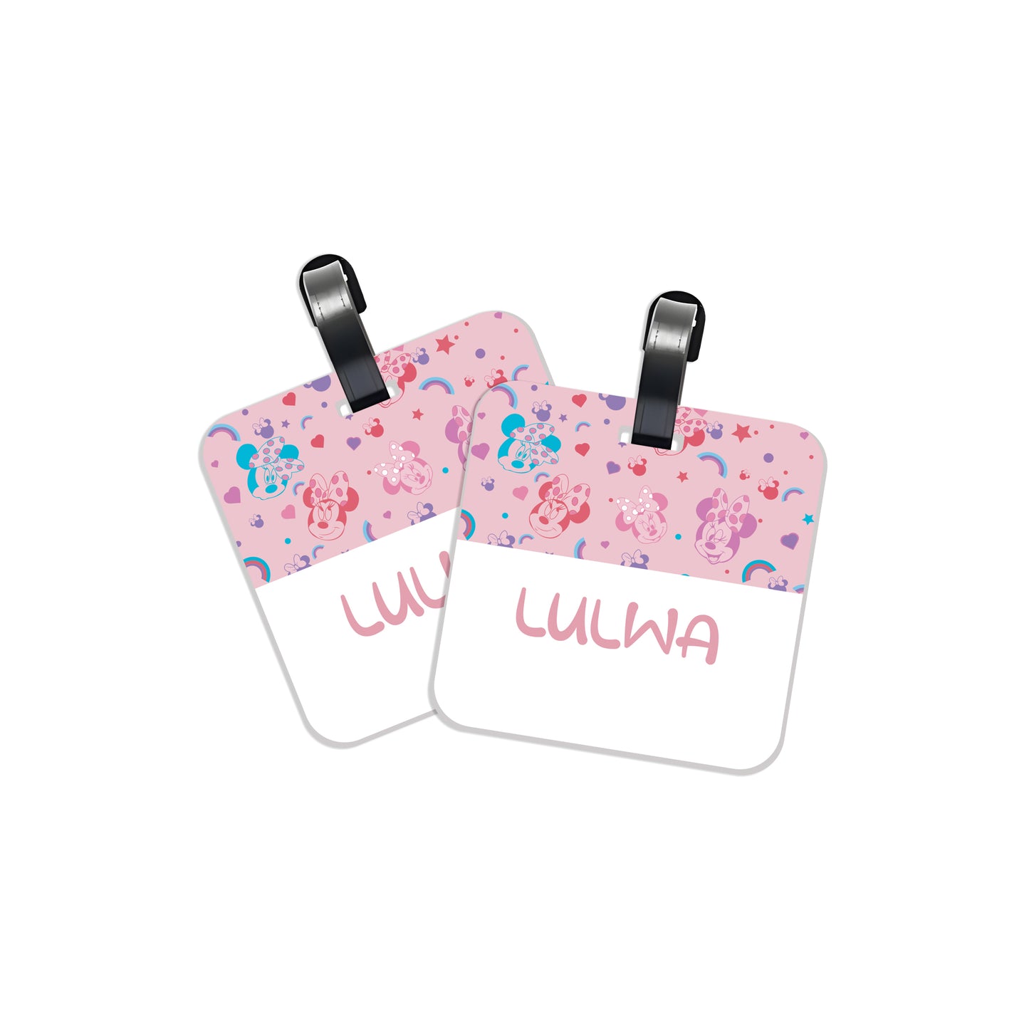 School Tags D081 - Minnie Mouse
