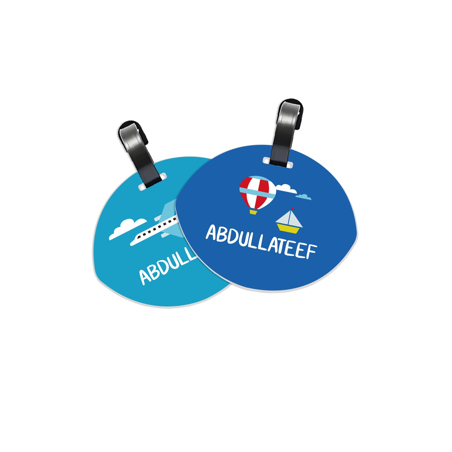 School Tags D083 - Cars & Airplane