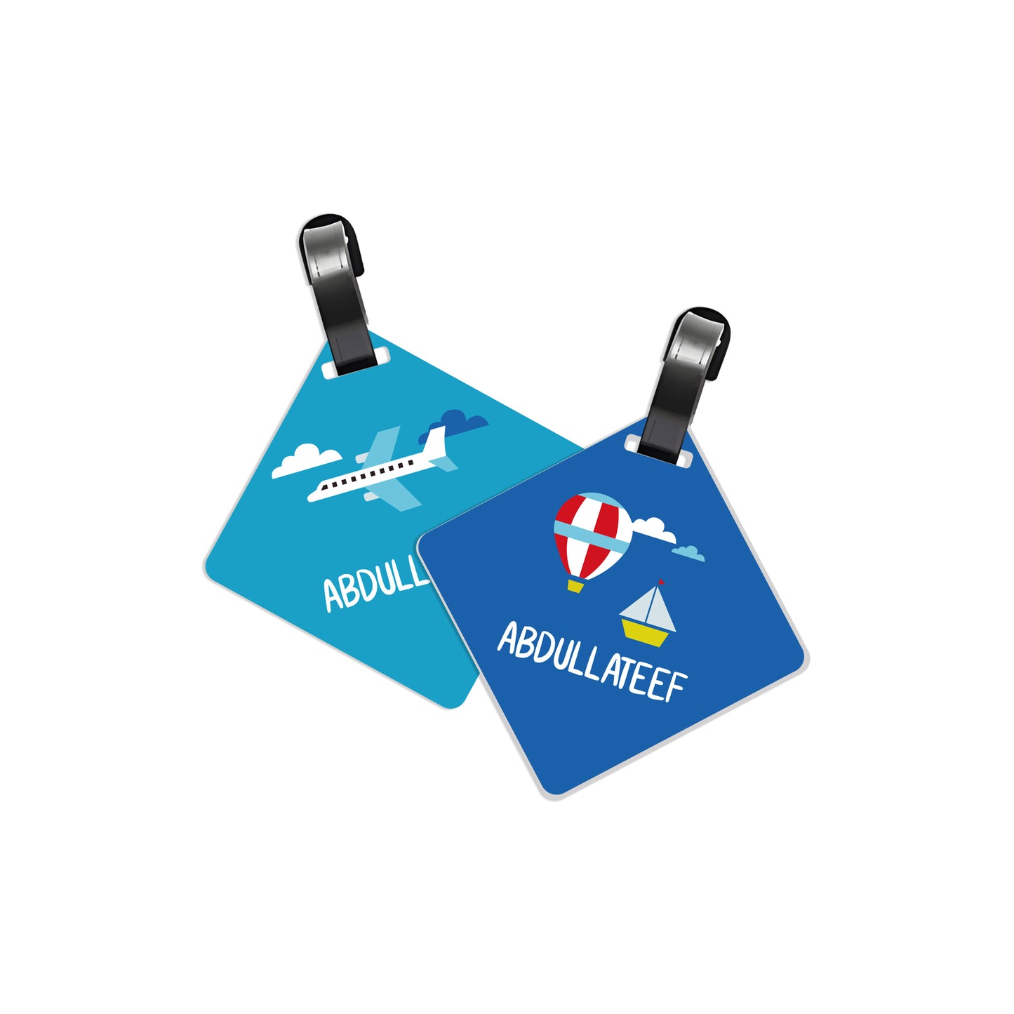 School Tags D083 - Cars & Airplane