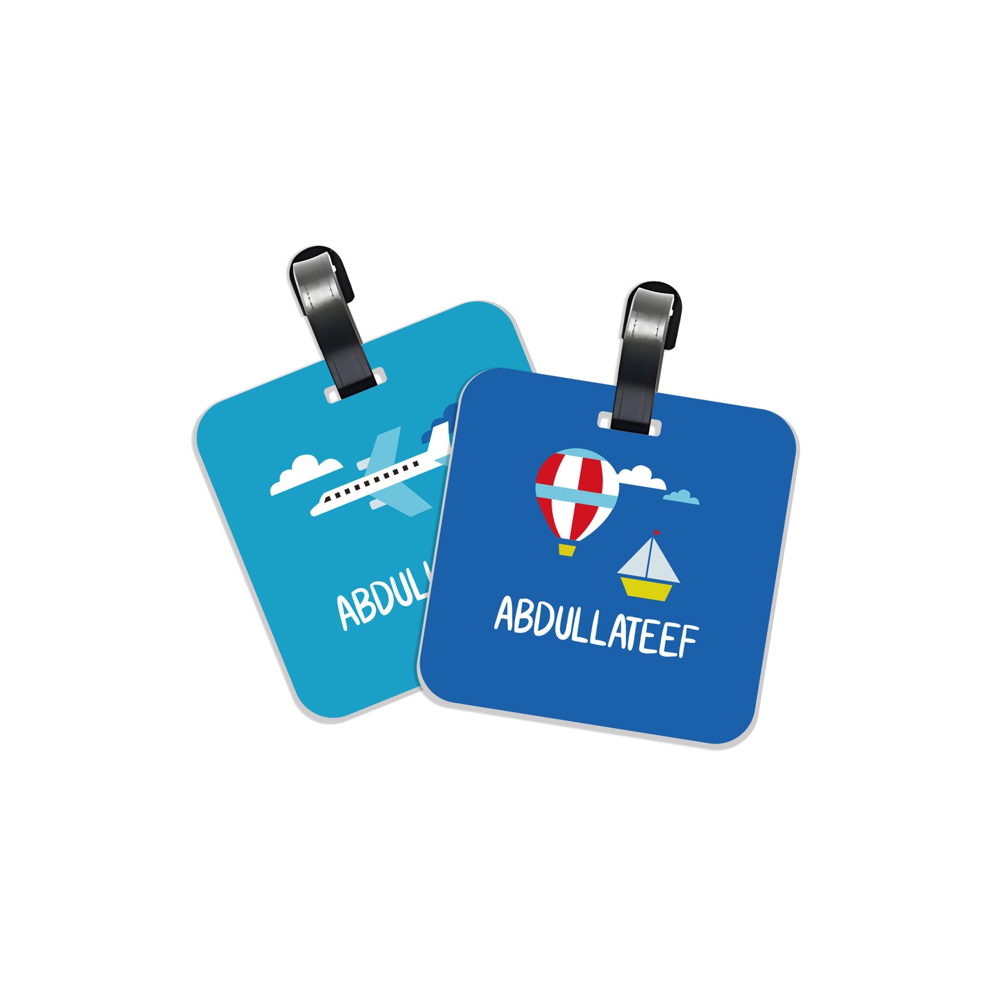 School Tags D083 - Cars & Airplane