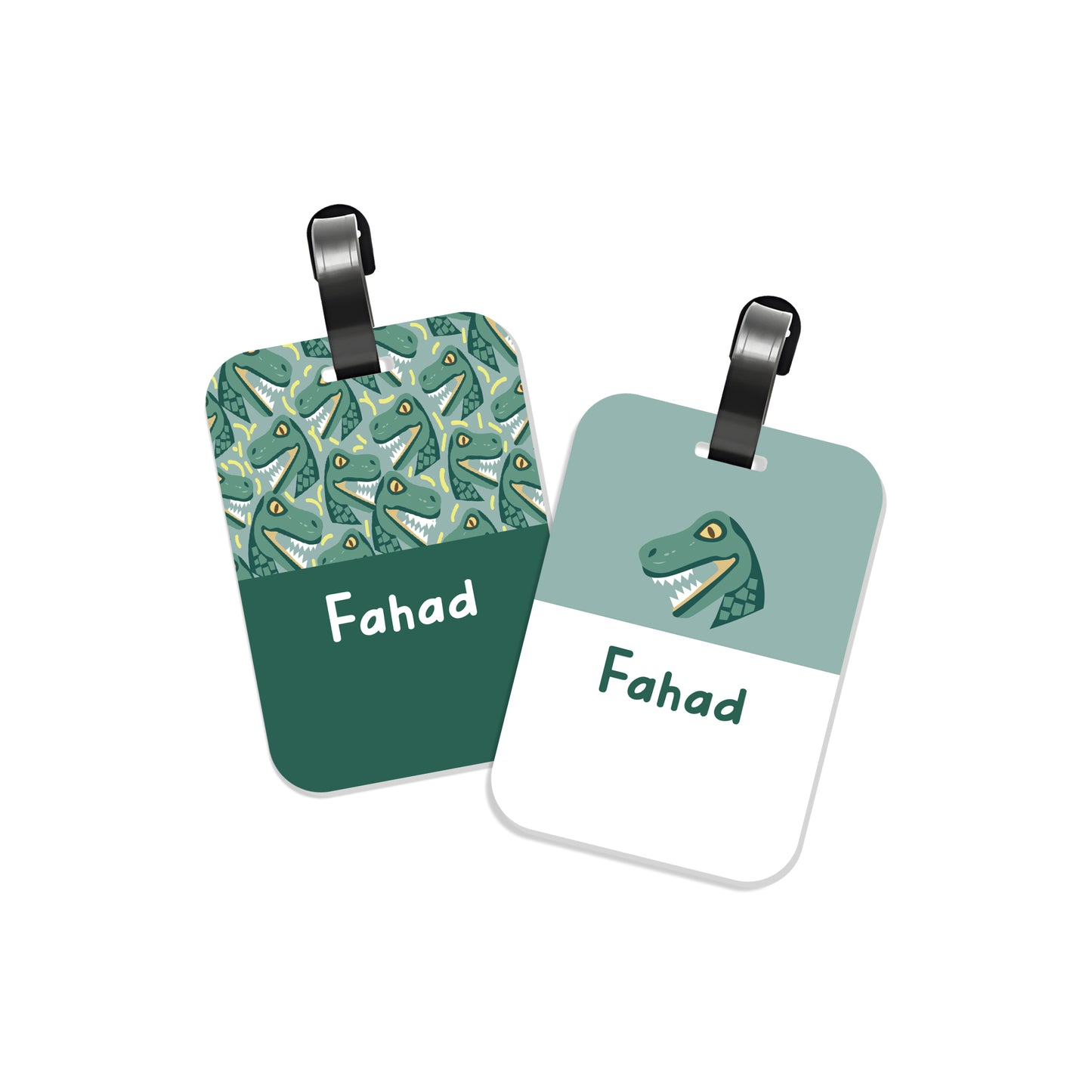 School Tags D084 - Dinosaur