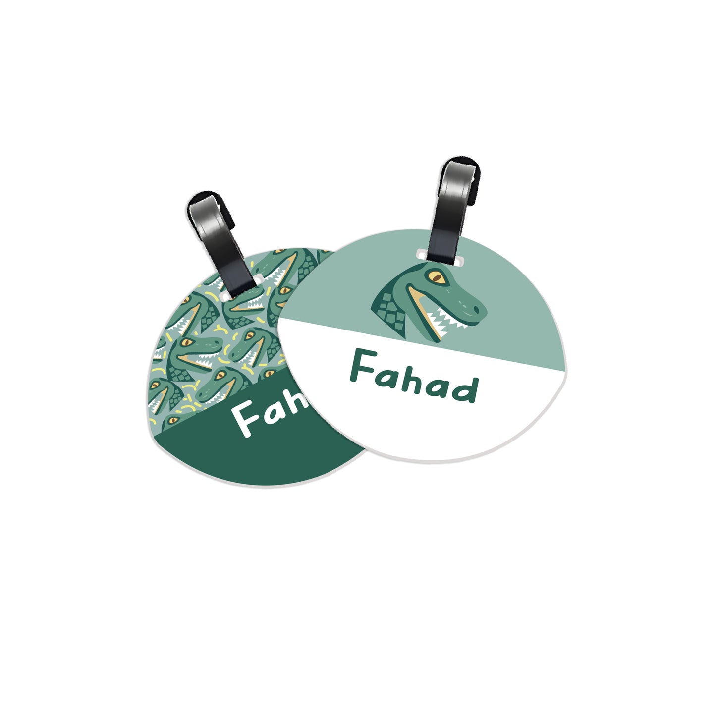 School Tags D084 - Dinosaur