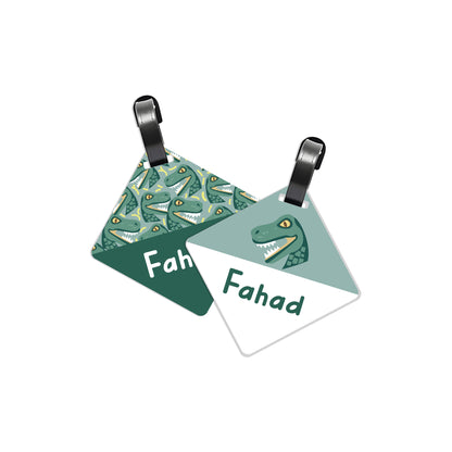 School Tags D084 - Dinosaur