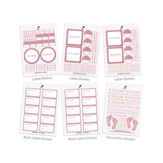 School Label Stickers Pack D085