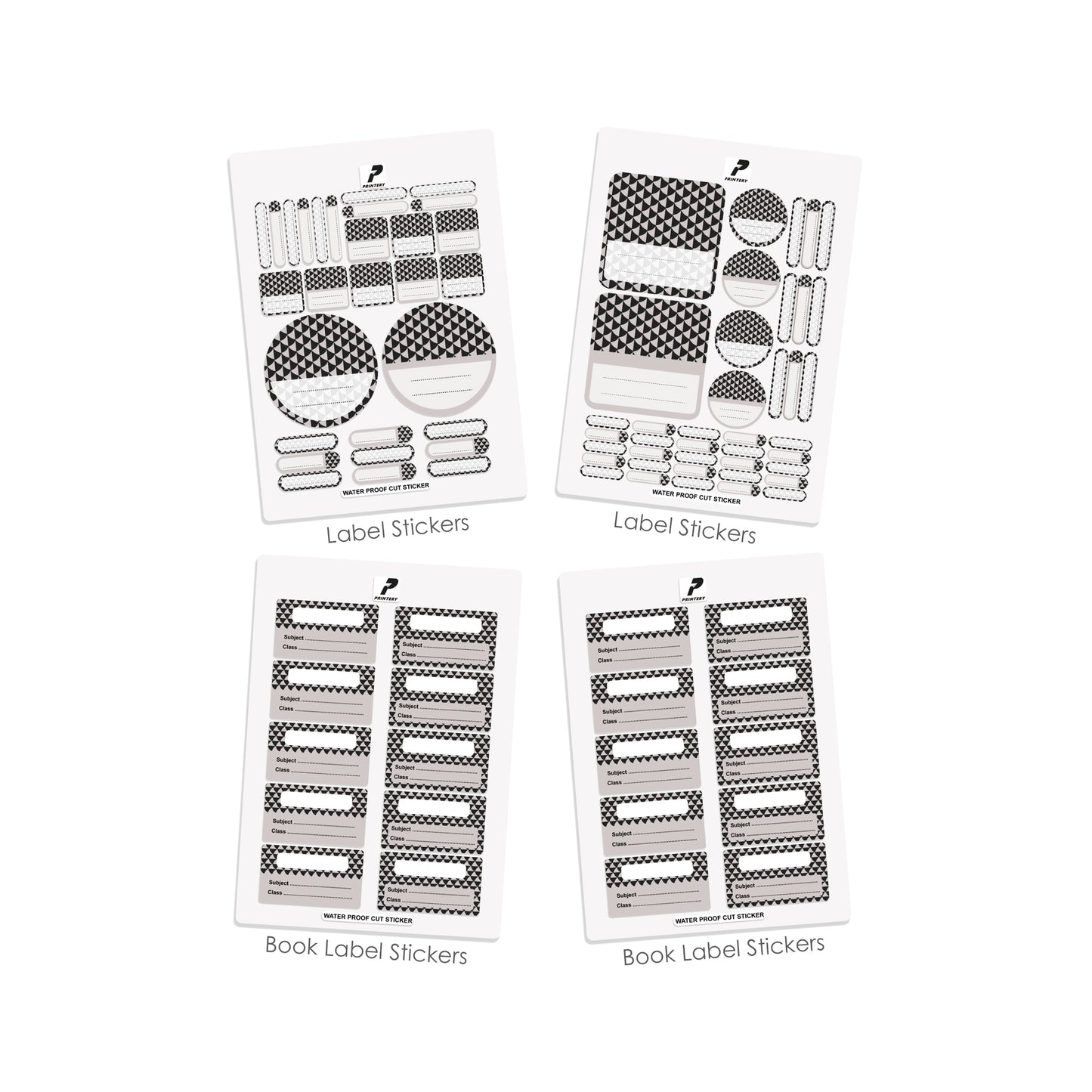 Ready to Buy School Label Pack D089