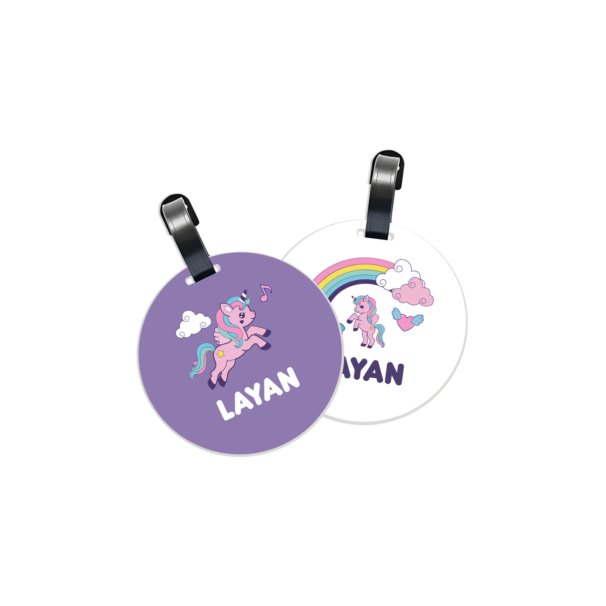 School Tags D103 - Unicorn