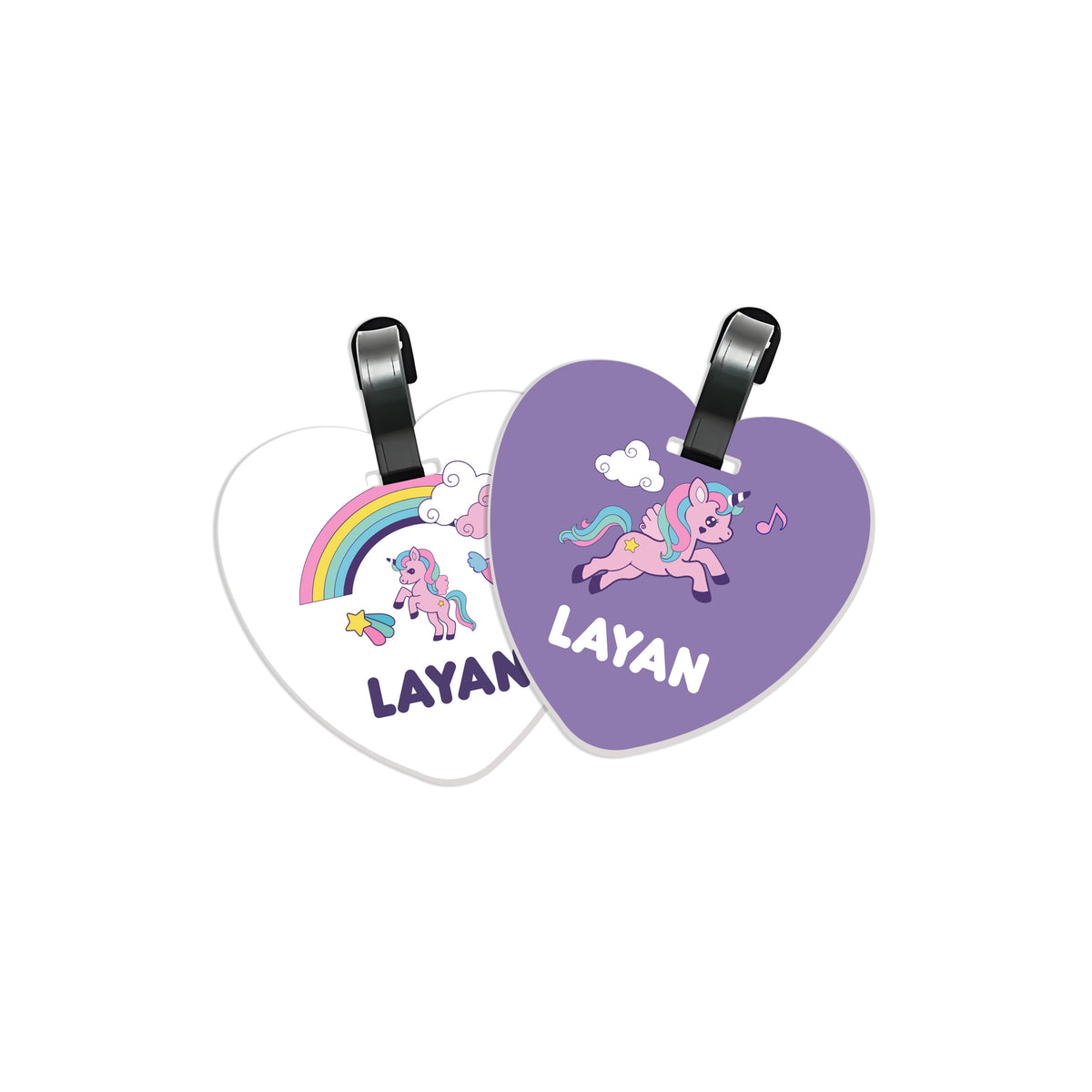 School Tags D103 - Unicorn