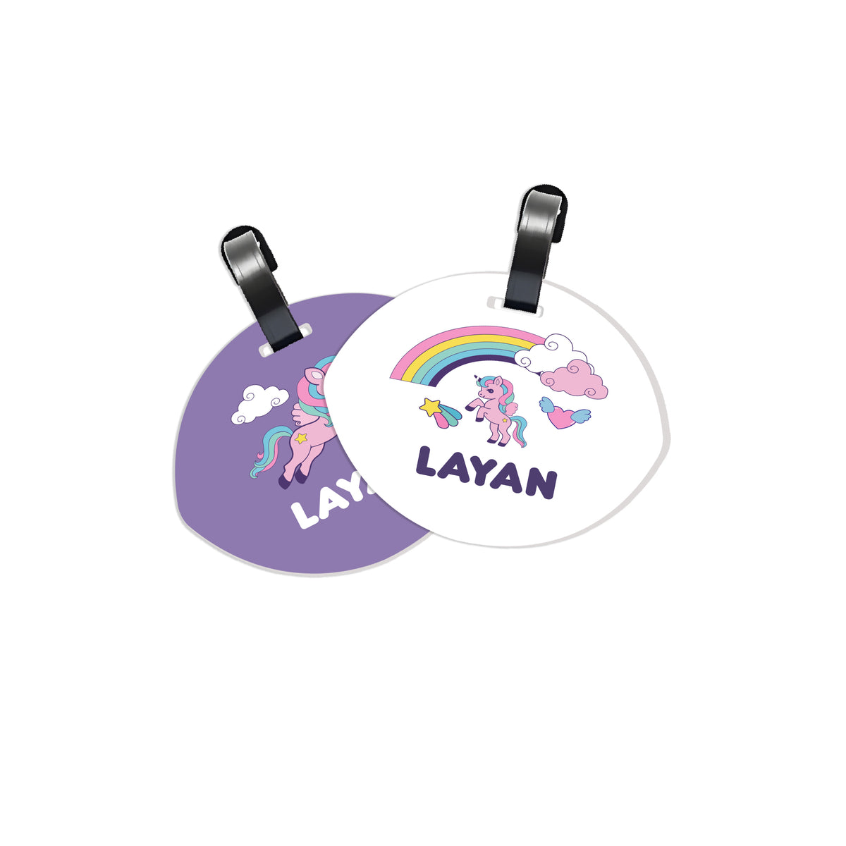 School Tags D103 - Unicorn