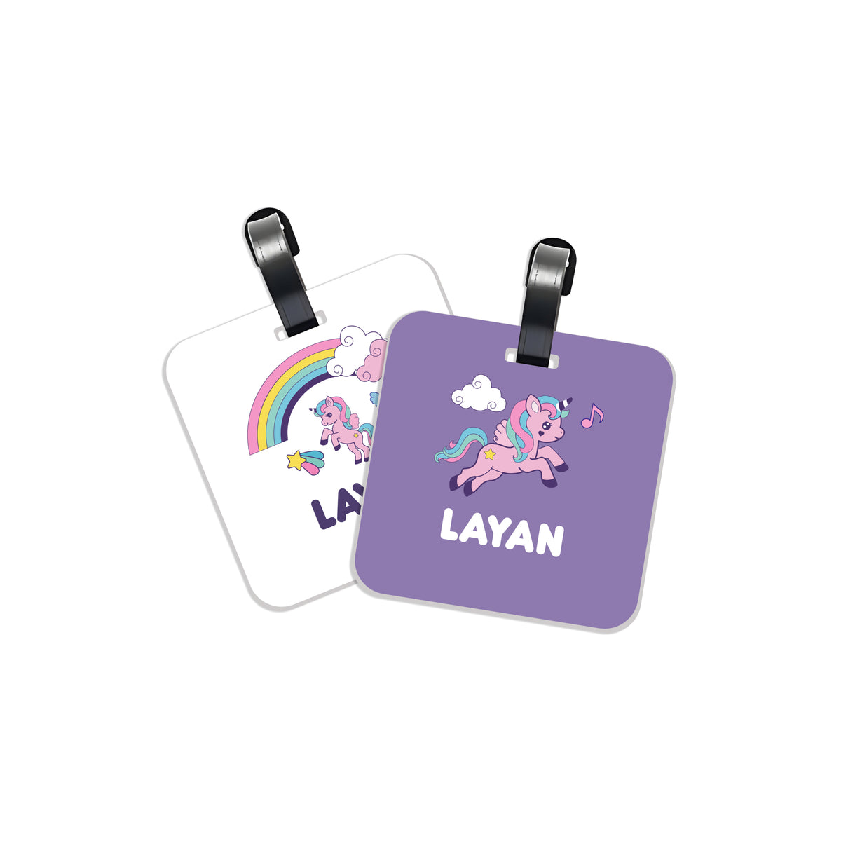 School Tags D103 - Unicorn