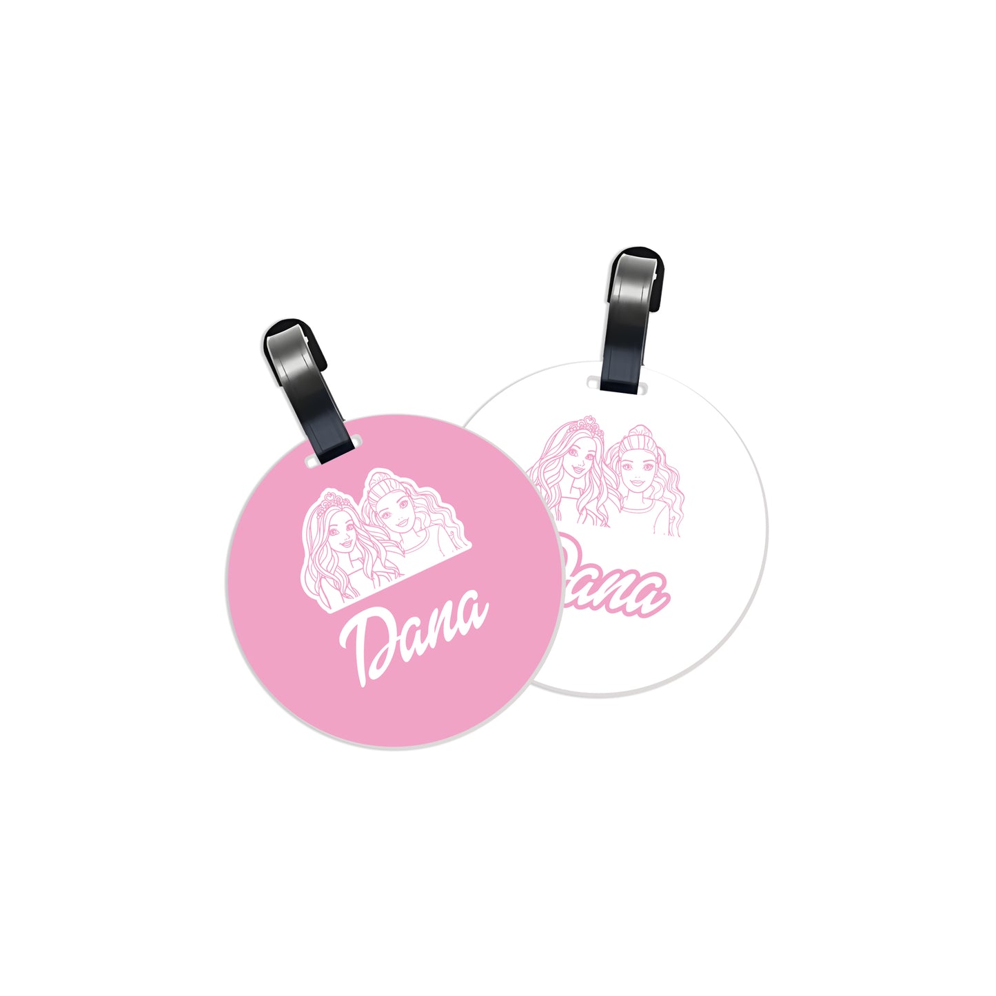 School Tags D104 - Barbie