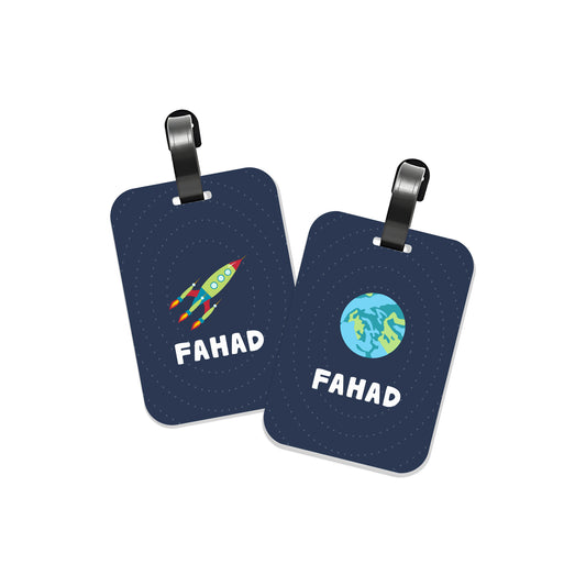 School Tags D107 - Space