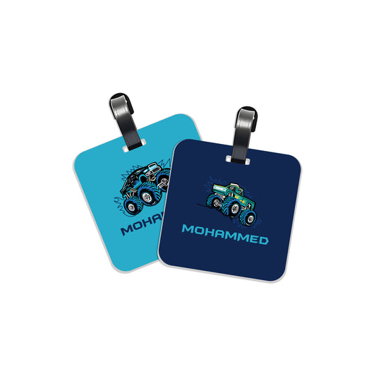School Tags D111 - Monster Truck
