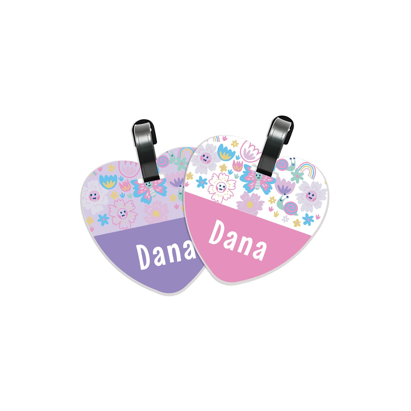 School Tags D119 - Butterfly