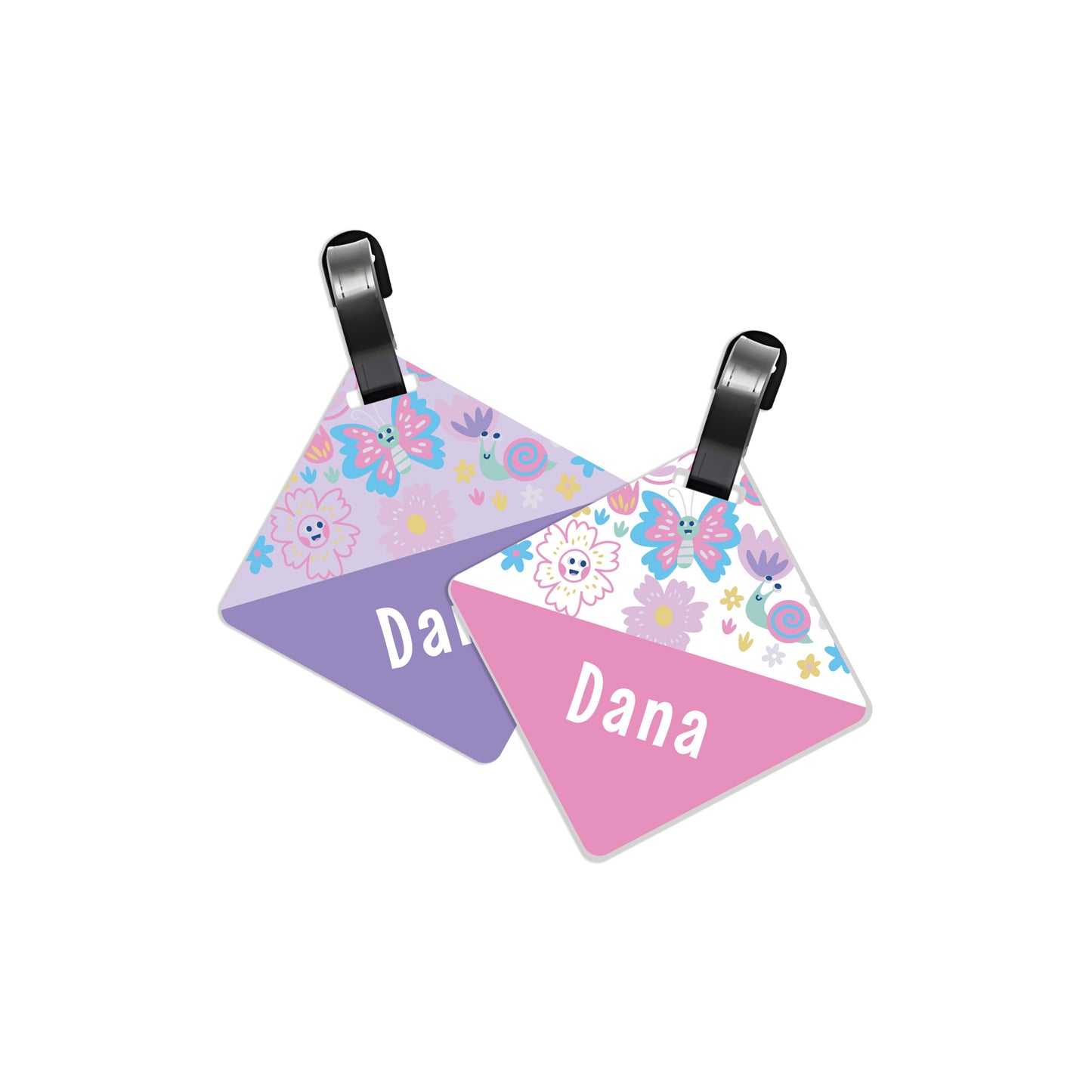 School Tags D119 - Butterfly